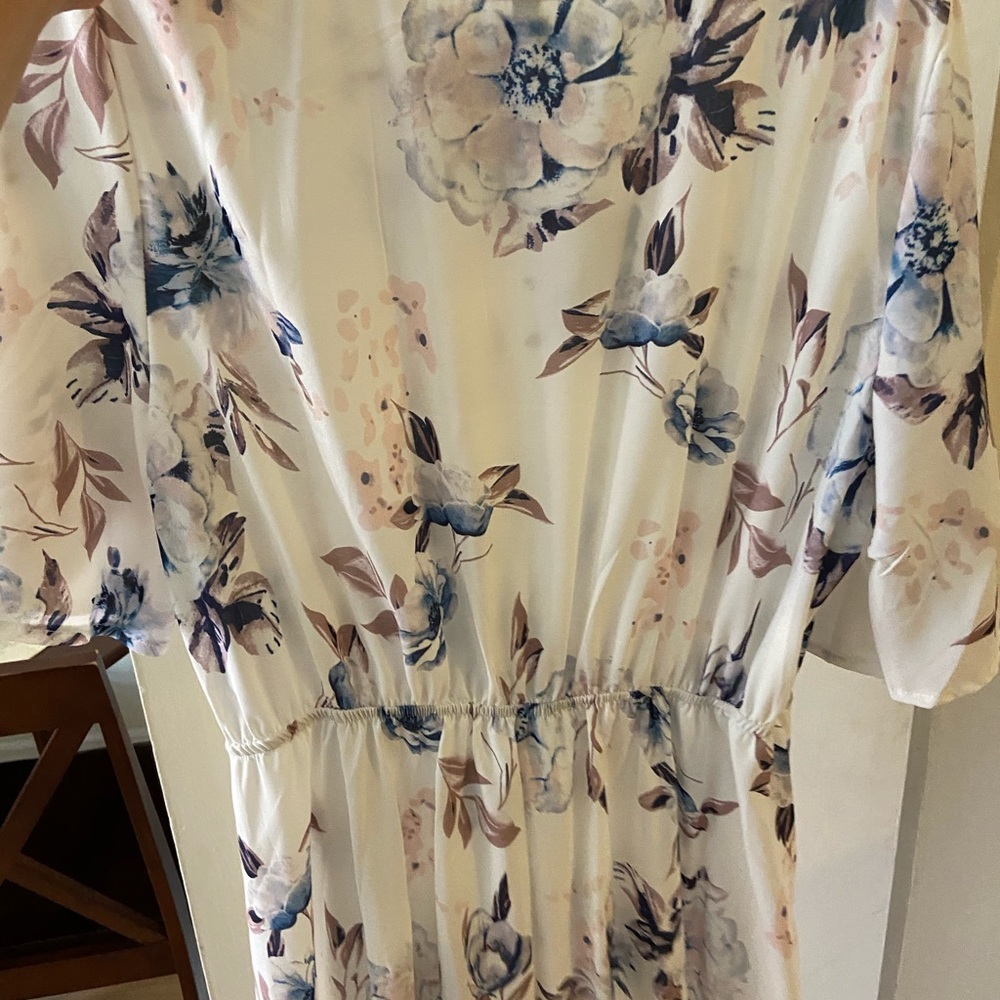 White Floral Dress